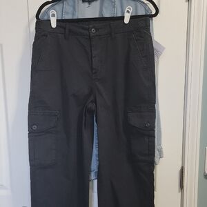 Nwt American Eagle Outfitters Black Cargo Pants
